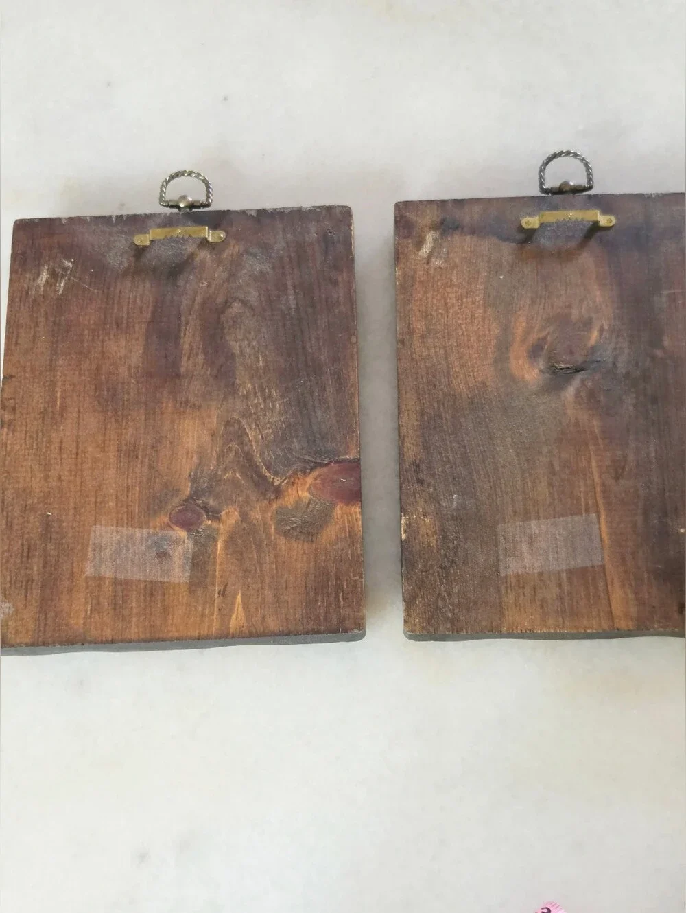 Vintage Wooden Wall Plaques Featuring Sentimental 